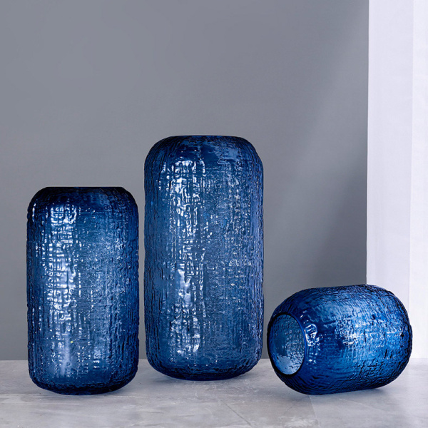 Ваза Cloyd KOWO Vase / выс. 27 см - синее стекло (арт.50020) от интернет-магазина IDODOM.RU