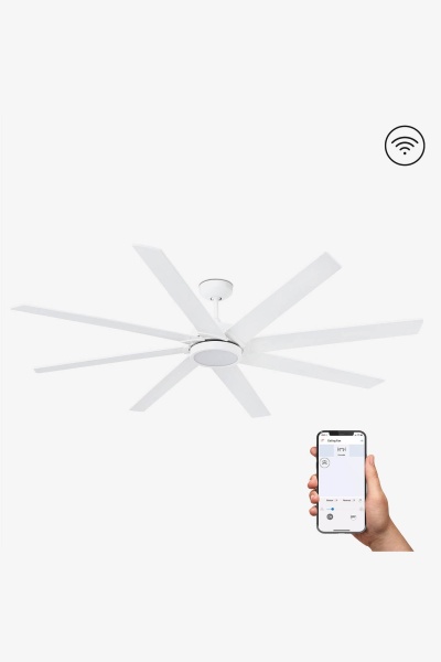 Белый вентилятор Century DC SMART XL LED от интернет-магазина IDODOM.RU