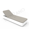 Шезлонг Grace Snow White, Light grey