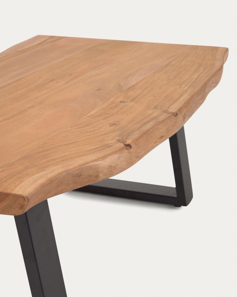 Журнальный столик Nahla из массива акации с натуральной отделкой 115 x 65 см от интернет-магазина IDODOM.RU