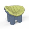 Кресло SLON Wave Blue, Green