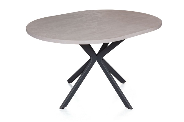 Стол круглый Vegas раздвижной (100+40) цемент светлый от интернет-магазина IDODOM.RU