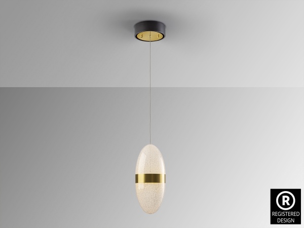 Подвесной светильник Garden 1L черный/бронзовый от интернет-магазина IDODOM.RU