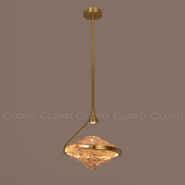 Подвесной светильник Cloyd AMALGAMA P1 / Ø28 см - золото (арт.11425) от интернет-магазина IDODOM.RU