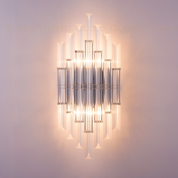 Бра Cloyd ORATORIA W2 / выс. 50 см - хром (арт.20145) от интернет-магазина IDODOM.RU