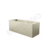 Кашпо Cubric 30*80 DB Bone коричневого цвета