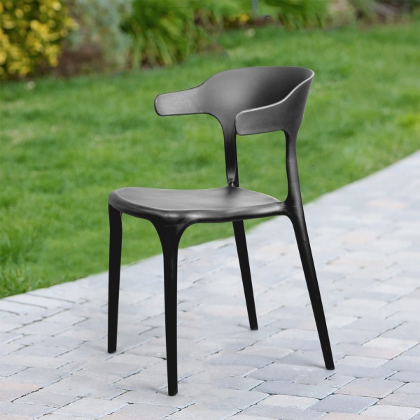 Стул Leo, первичный пластик черный от интернет-магазина IDODOM.RU