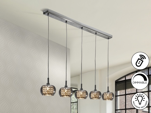 Подвесной светильник Arian 5L DIMABLE от интернет-магазина IDODOM.RU