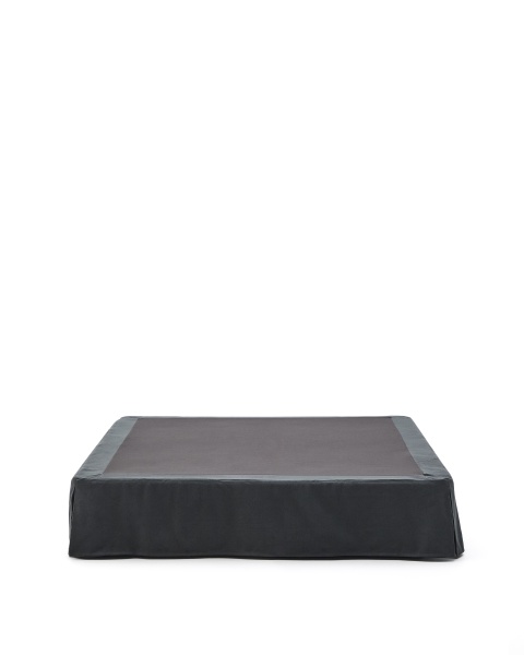 Jaira Основание кровати антрацитового цвета со съемным чехлом для матраса 150 х 200 см от интернет-магазина IDODOM.RU