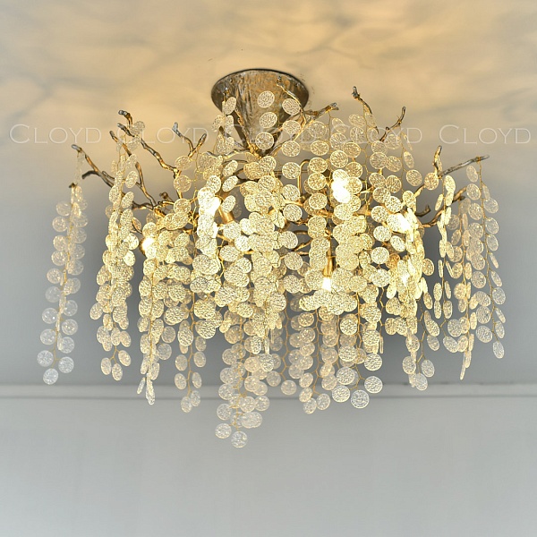 Люстра Cloyd HAOMA C8 / выс. 50 см - латунь (арт.11109) от интернет-магазина IDODOM.RU