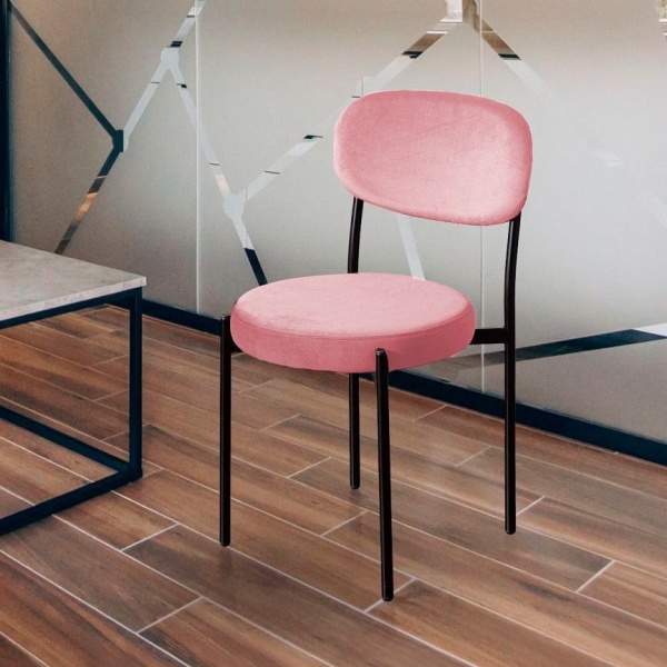 Стул Mason, бархат пудровый 15 от интернет-магазина IDODOM.RU