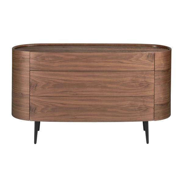 Комод AC2001DR /7075 овальный ореховый от интернет-магазина IDODOM.RU