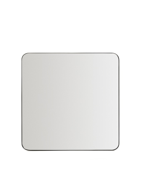 Зеркало Marco черное металлическое 60 x 60 см от интернет-магазина IDODOM.RU