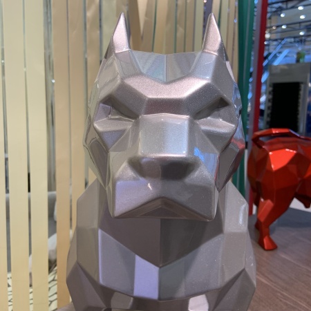 Питбуль.   Финиш: Окрашивание по каталогу цветов Rall. Цвет: серебристый глянец. от интернет-магазина IDODOM.RU