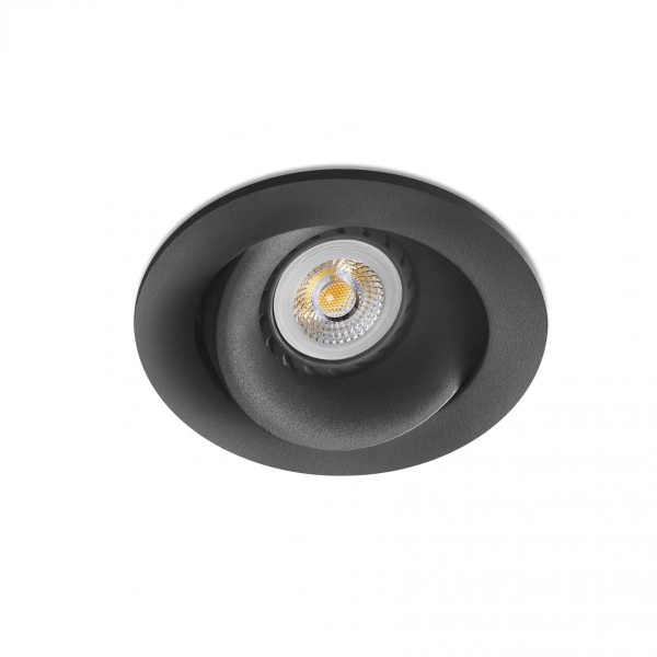 Встраиваемый светильник с рамкой Argon-R черный от интернет-магазина IDODOM.RU