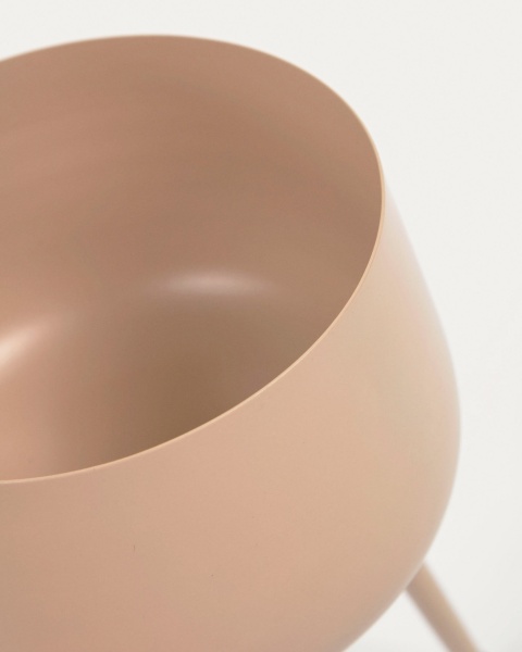 Горшок Apia серый металлический на ножках Ø 18 cm от интернет-магазина IDODOM.RU