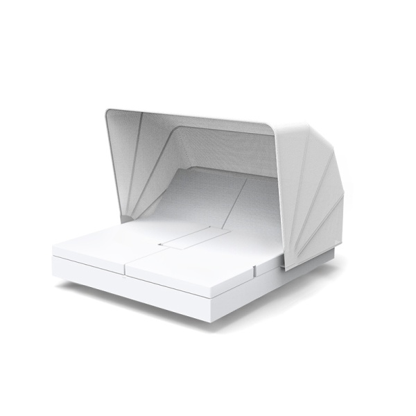 Кровать Vela c 4 наклонными спинками и складным навесом от интернет-магазина IDODOM.RU