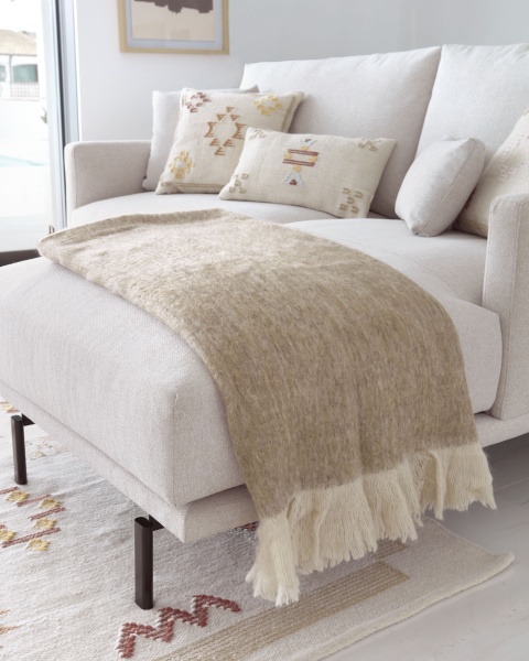 Galene 3-местный диван с правым шезлонгом, бежевый, 194 см от интернет-магазина IDODOM.RU