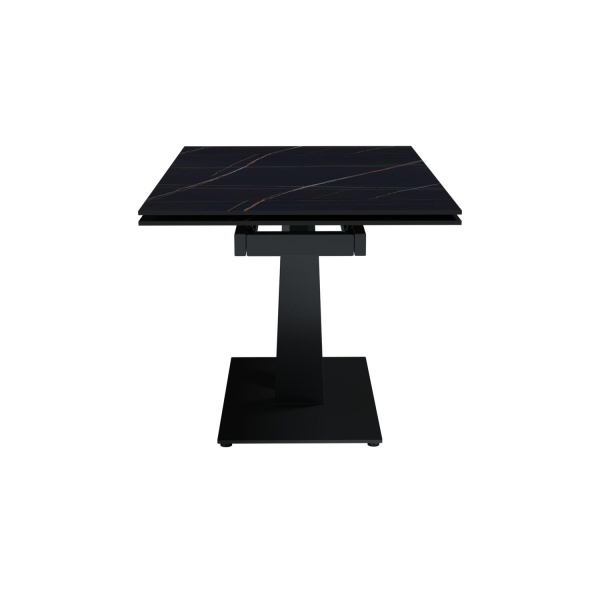 Стол раскладной Malibu (140+40+40), керамика матовая Blackgold от интернет-магазина IDODOM.RU