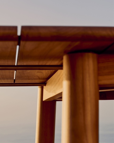 Раздвижной стол Turqueta из массива тикового дерева, 220 (294) x 100 см от интернет-магазина IDODOM.RU