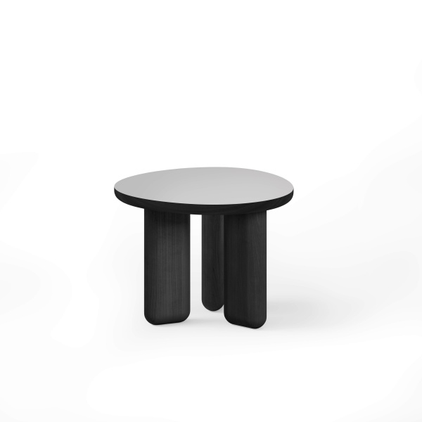 Журнальный столик Momo D600 массив / пластик fenix серый от интернет-магазина IDODOM.RU