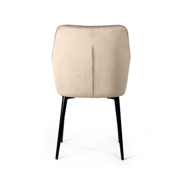 Стул Berg, бархат светло-бежевый 2 от интернет-магазина IDODOM.RU