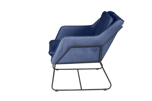 Кресло Alex, бархат синий 29 от интернет-магазина IDODOM.RU