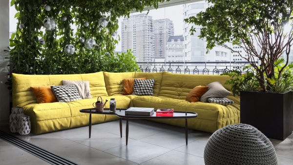 Диван ДеФранс™️ прямой 2-х местный - Эконом микровелюр