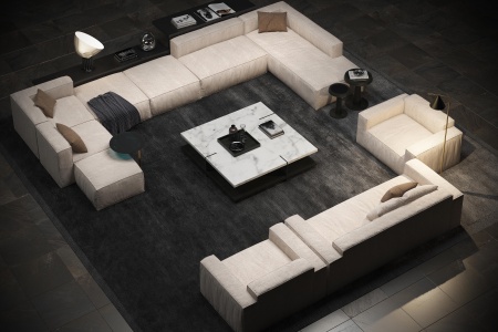 Пуф Фри ФП001 - Оксфорд искусственная замша