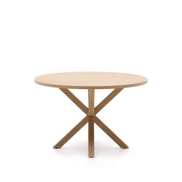 ARYA Стол с бежевой столешницей с отделкой из меламина стальными ножками с отделкой под дерево от интернет-магазина IDODOM.RU