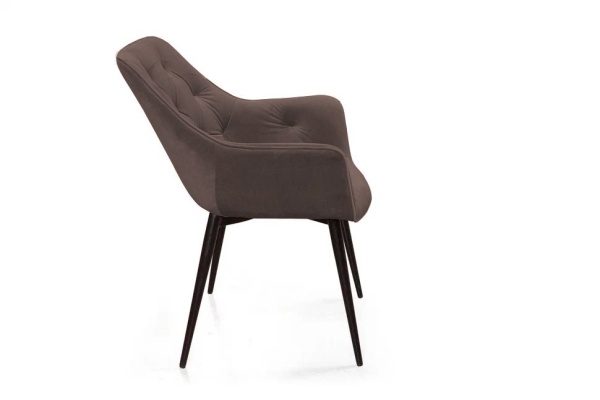 Стул Archi, бархат антрацит 14, опора конус от интернет-магазина IDODOM.RU