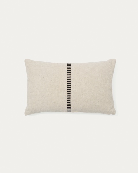 Ardit Чехол для подушки бежевого цвета с черной полосой 30 x 50 от интернет-магазина IDODOM.RU