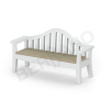 Скамейка Province Snow White, Bone Brown