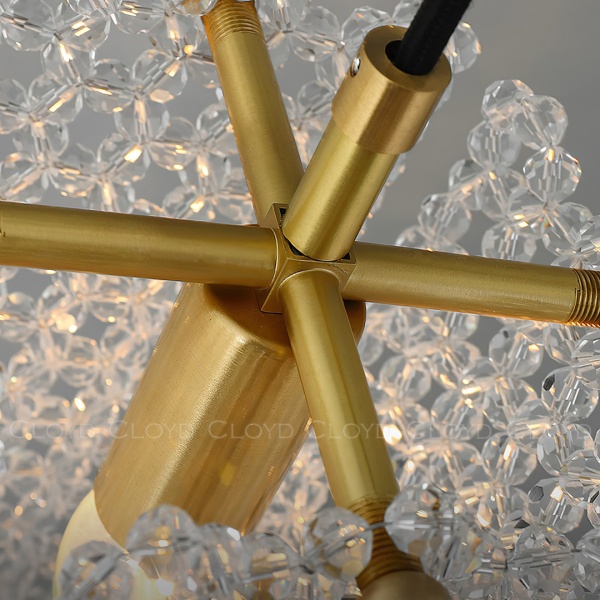 Подвесной светильник Cloyd WITTE P1 / Ø10 см - латунь (арт.11536) от интернет-магазина IDODOM.RU