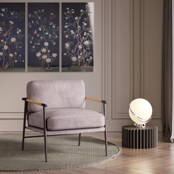 Кресло Laura, серый от интернет-магазина IDODOM.RU