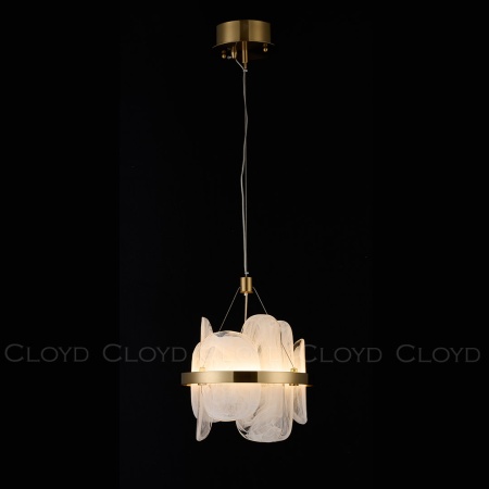 Подвесной светильник Cloyd COLD P1 / Ø30 см - латунь (арт.11516) от интернет-магазина IDODOM.RU