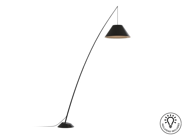 Торшер Junco черный от интернет-магазина IDODOM.RU