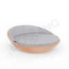 Шезлонг Riviera Terracotta, Gray