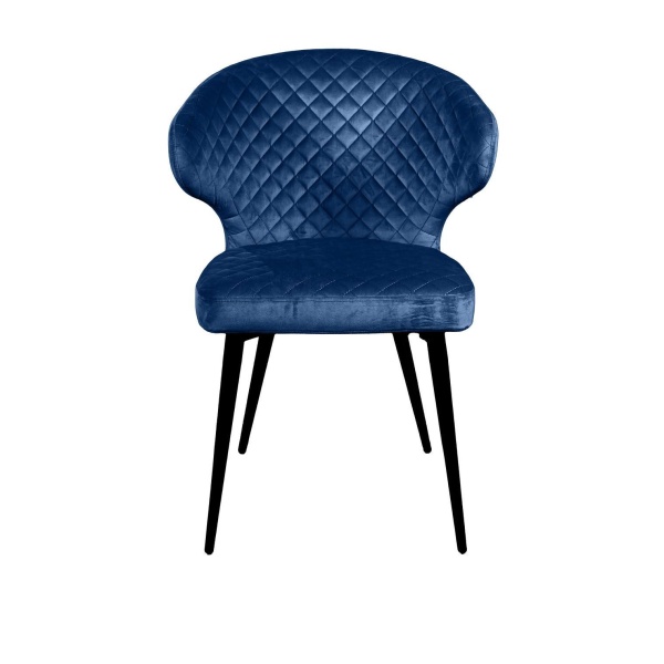 Стул Richard ромб, бархат синий 29 от интернет-магазина IDODOM.RU