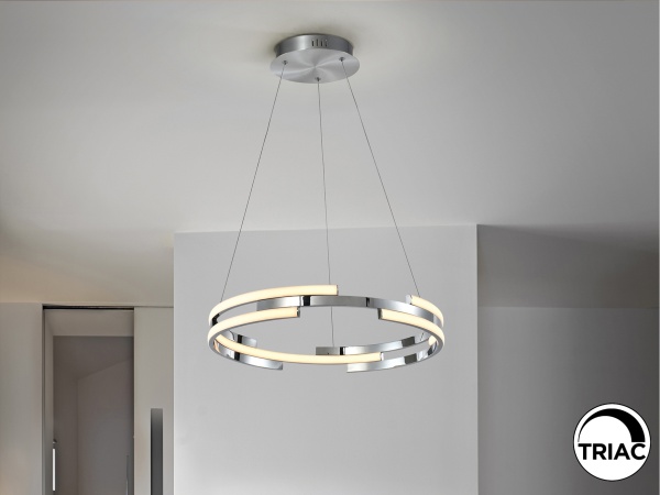 Подвесной светильник Ciclos хром D60 от интернет-магазина IDODOM.RU