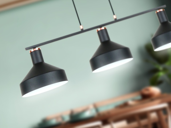 Irias Люстра 3L черный/медный от интернет-магазина IDODOM.RU