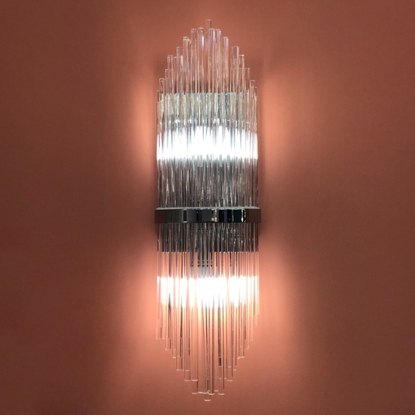 Бра Cloyd CADANCE-A W2 / выс. 60 см - хром (арт.20138) от интернет-магазина IDODOM.RU