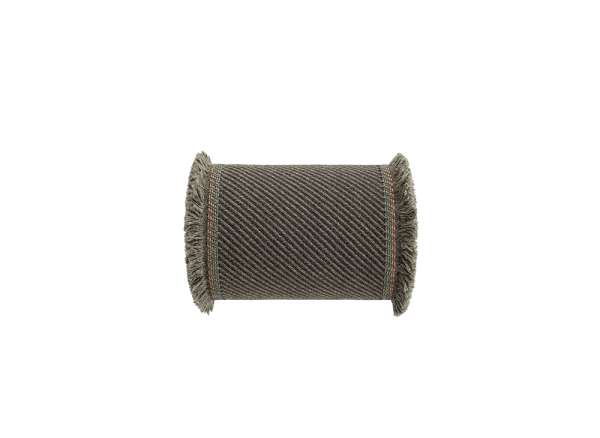 Подушка-ролл GL Diagonal aloe-grey большая от интернет-магазина IDODOM.RU