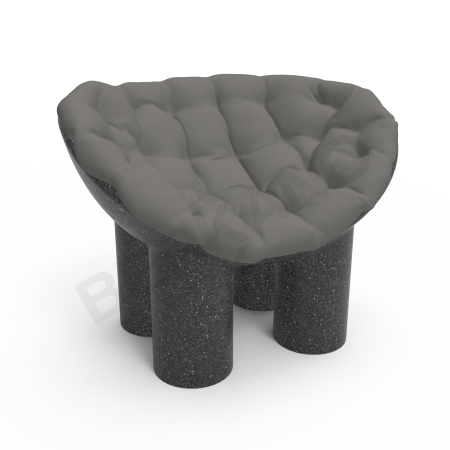 Кресло SLON Black Granite, Graphite