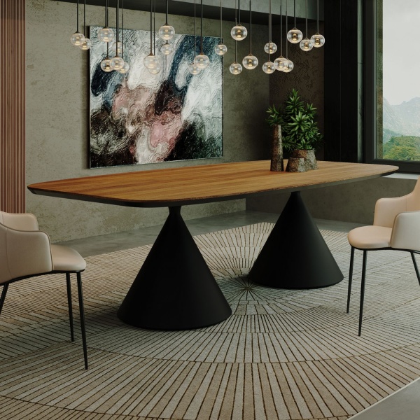 Стол овальный AXIS 200, шпон от интернет-магазина IDODOM.RU