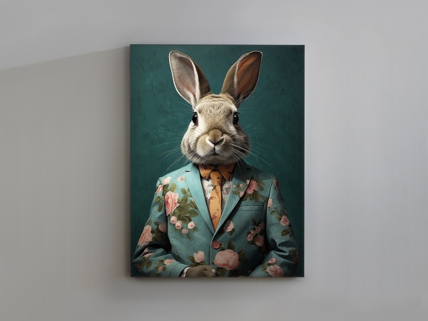 Mr Rabbit Постер акрил 90X120 от интернет-магазина IDODOM.RU