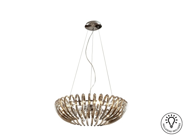 Люстра Ariadna цвета шампанского 12L от интернет-магазина IDODOM.RU