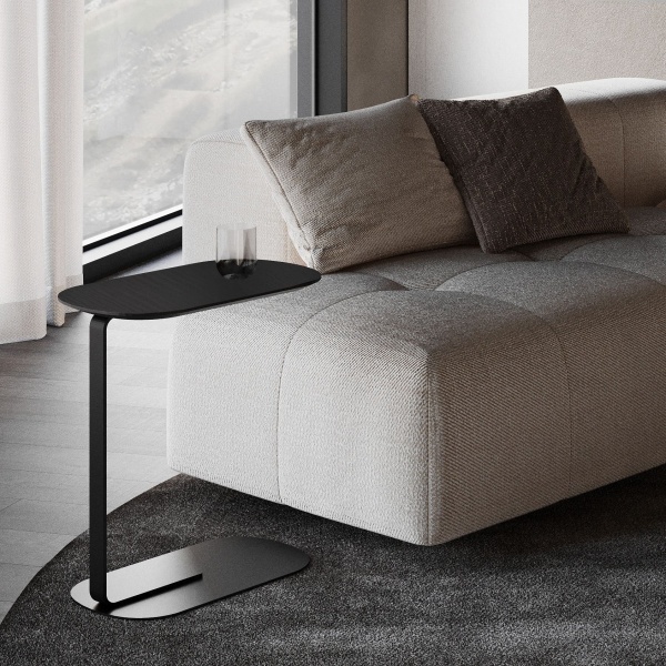 Журнальный столик приставной Side пластик ясень титан от интернет-магазина IDODOM.RU