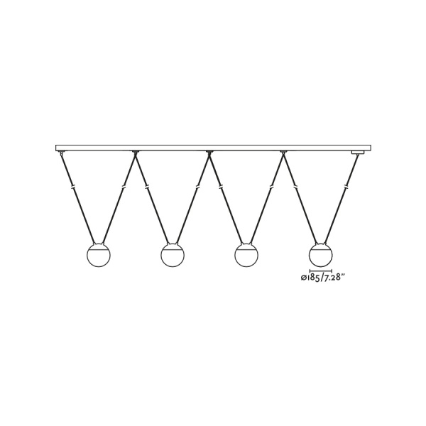 Подвес Mine Space 4L белый от интернет-магазина IDODOM.RU