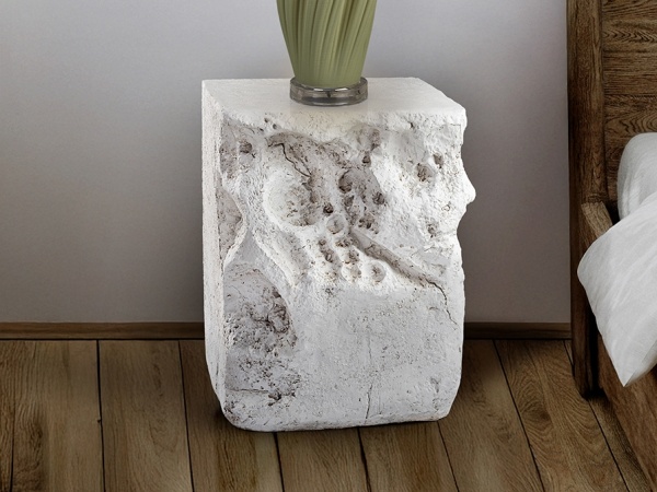 Block Приставной столик белый от интернет-магазина IDODOM.RU